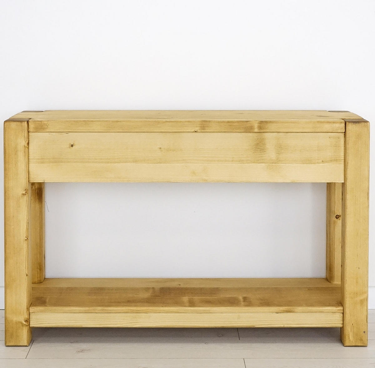 KONSOLENTISCH aus Massivholz Sara - Honig, Holz (35/119/75cm) - Seart
