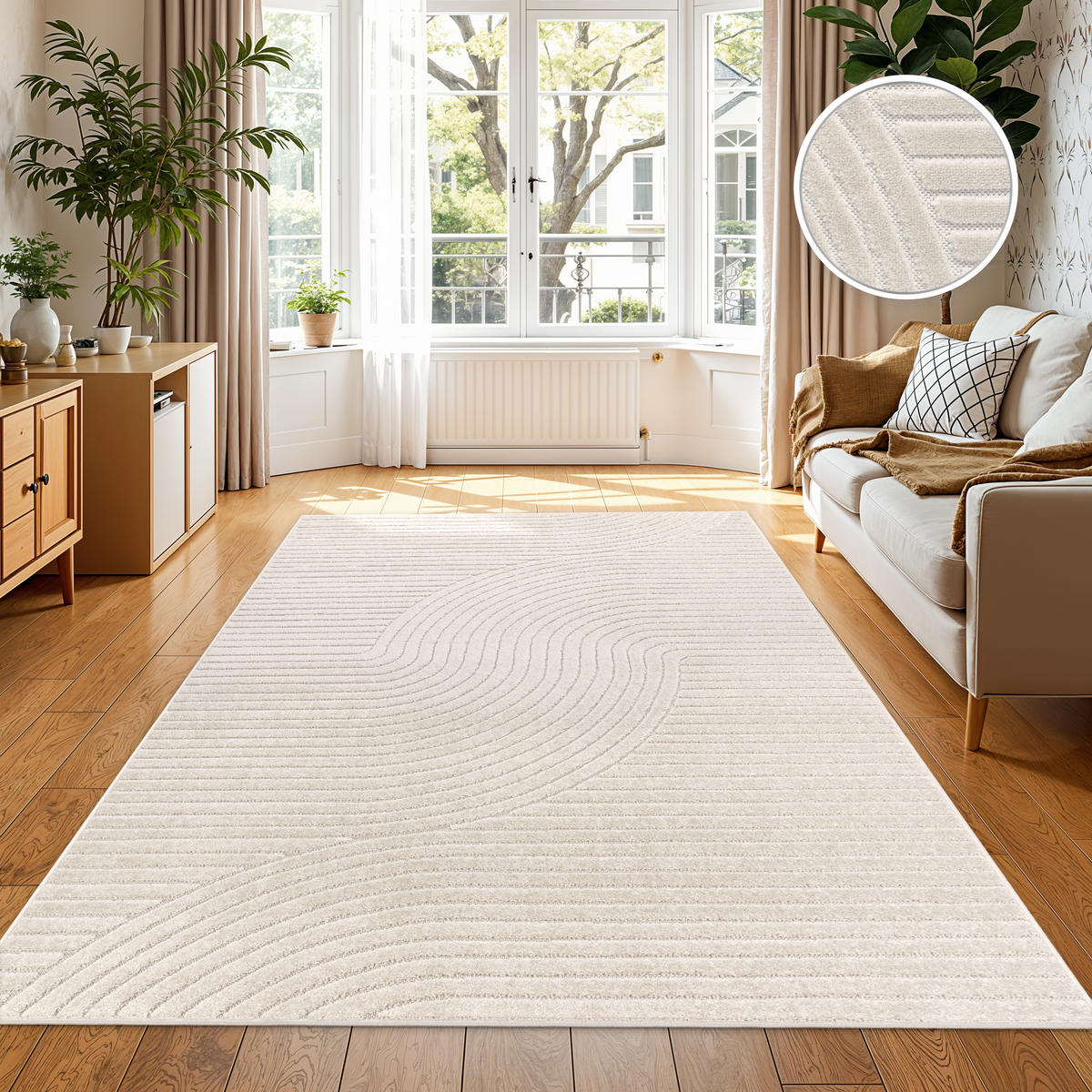 OUTDOORTEPPICH 200/290 cm Cotton 233 - Creme, Textil (200/290cm) - Paco Home