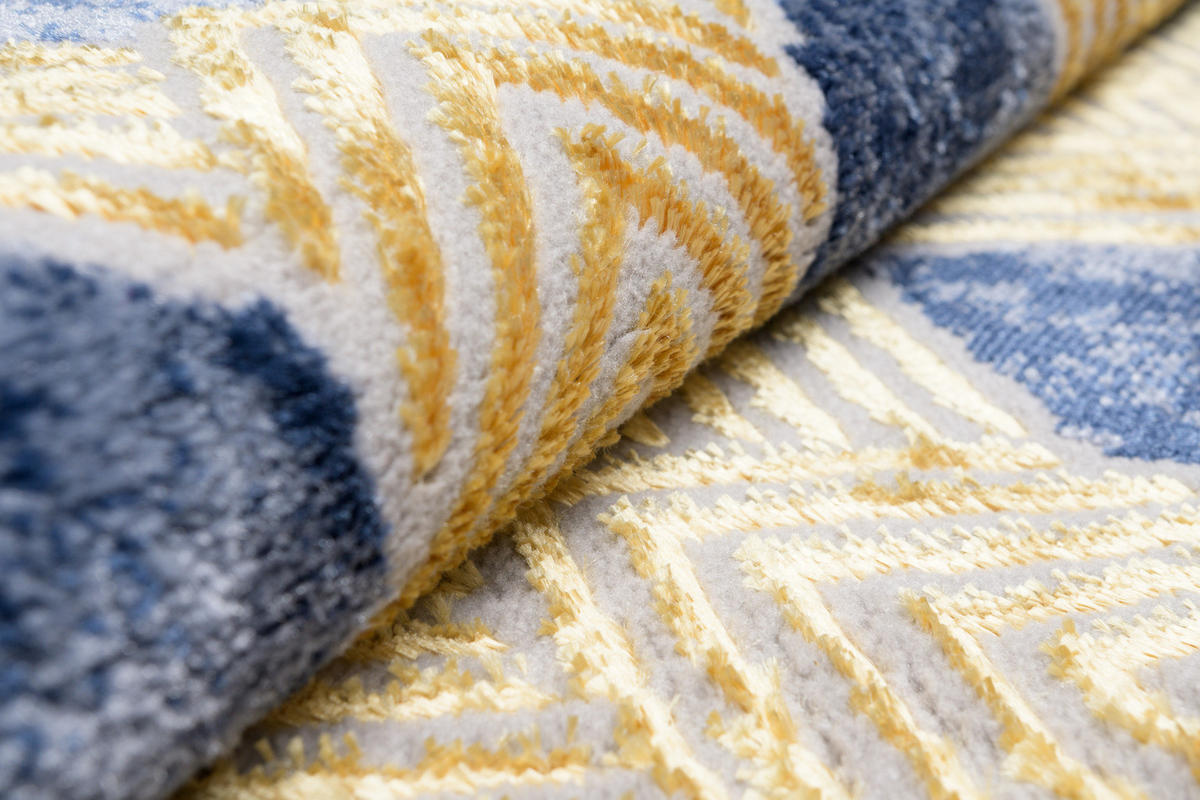 TEPPICH SHINE Dunkelblau 250/350 cm - Dunkelblau, Textil (250/350cm) - Tapiso