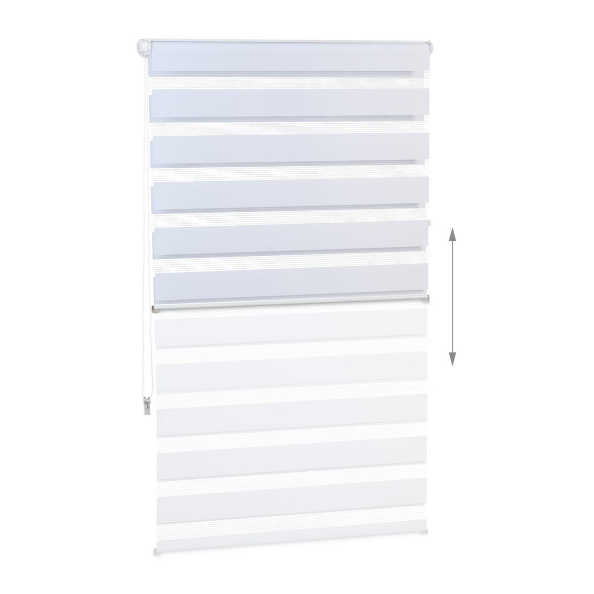 DOPPELROLLO Klemmfix - Multicolor, Kunststoff/Textil (85/156/6.5cm) - Relaxdays