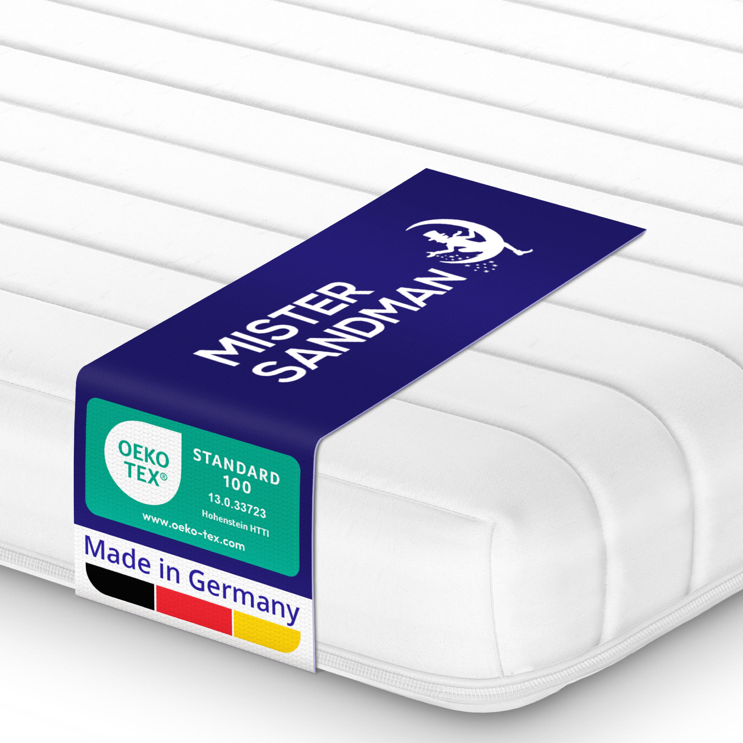 MATRATZE 120x190 Kaltschaummatratze mit Härtegrad H3 - Kinder und Jugendmatratze - Weiß, Textil (120/190cm) - Mister Sandman