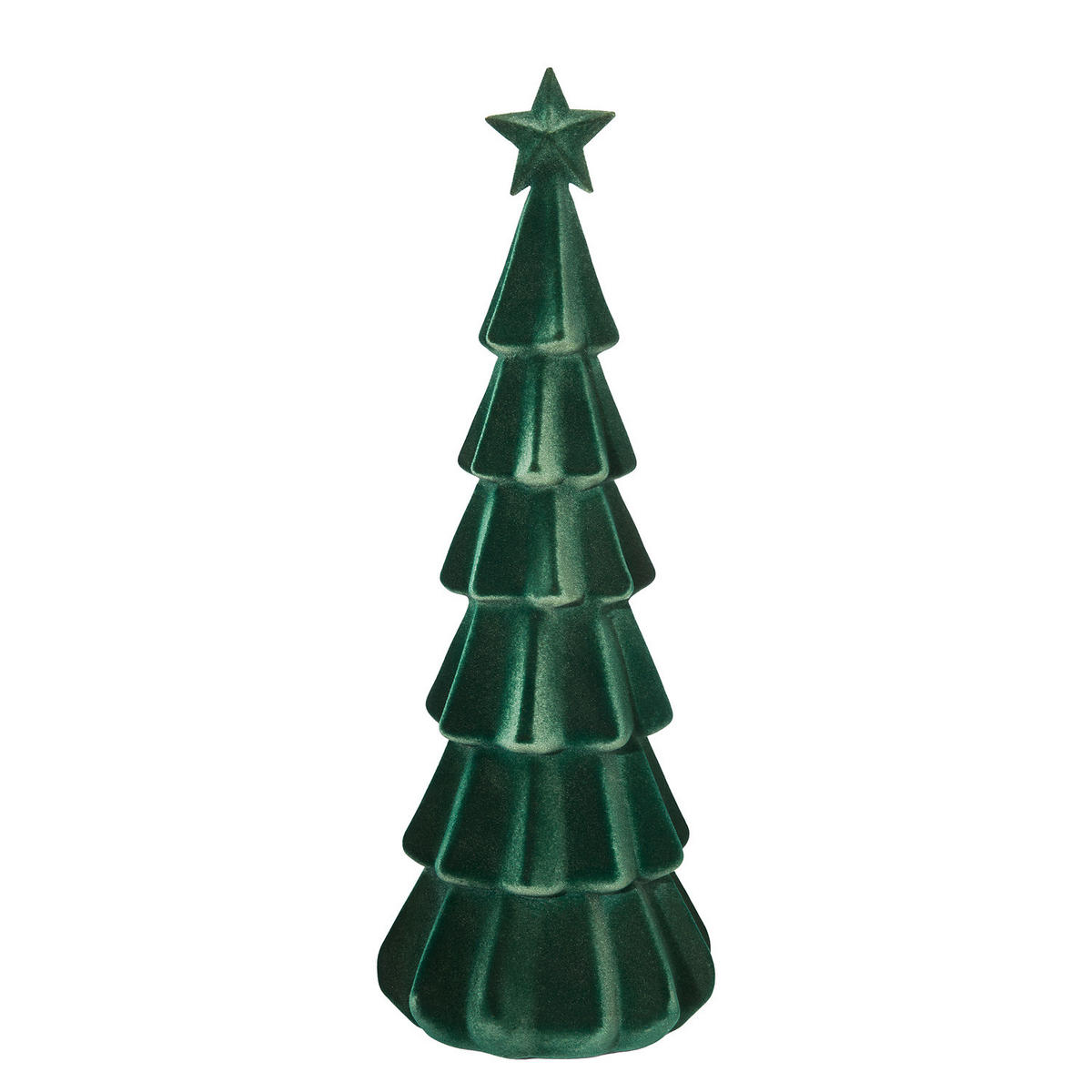 DEKOFIGUR König 3-tlg. X-Mas - Grün, Kunststoff (27/76/27cm) - BUTLERS