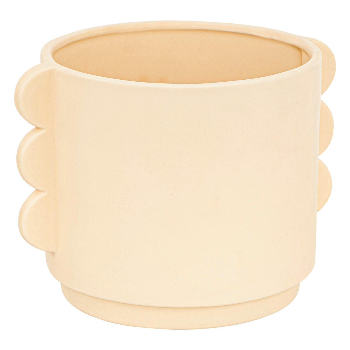 ÜBERTOPF Keramik Wavy Bliss Ø 18 cm - Beige, Keramik (18/18/25.5cm) - Atmosphera Createur d´interieur