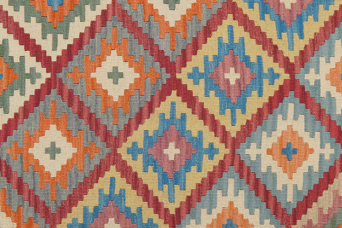 KELIM-TEPPICH handgewebt Gashgai Rot 181/127 cm Schurwolle - Rot, Textil (127/181cm) - Looma