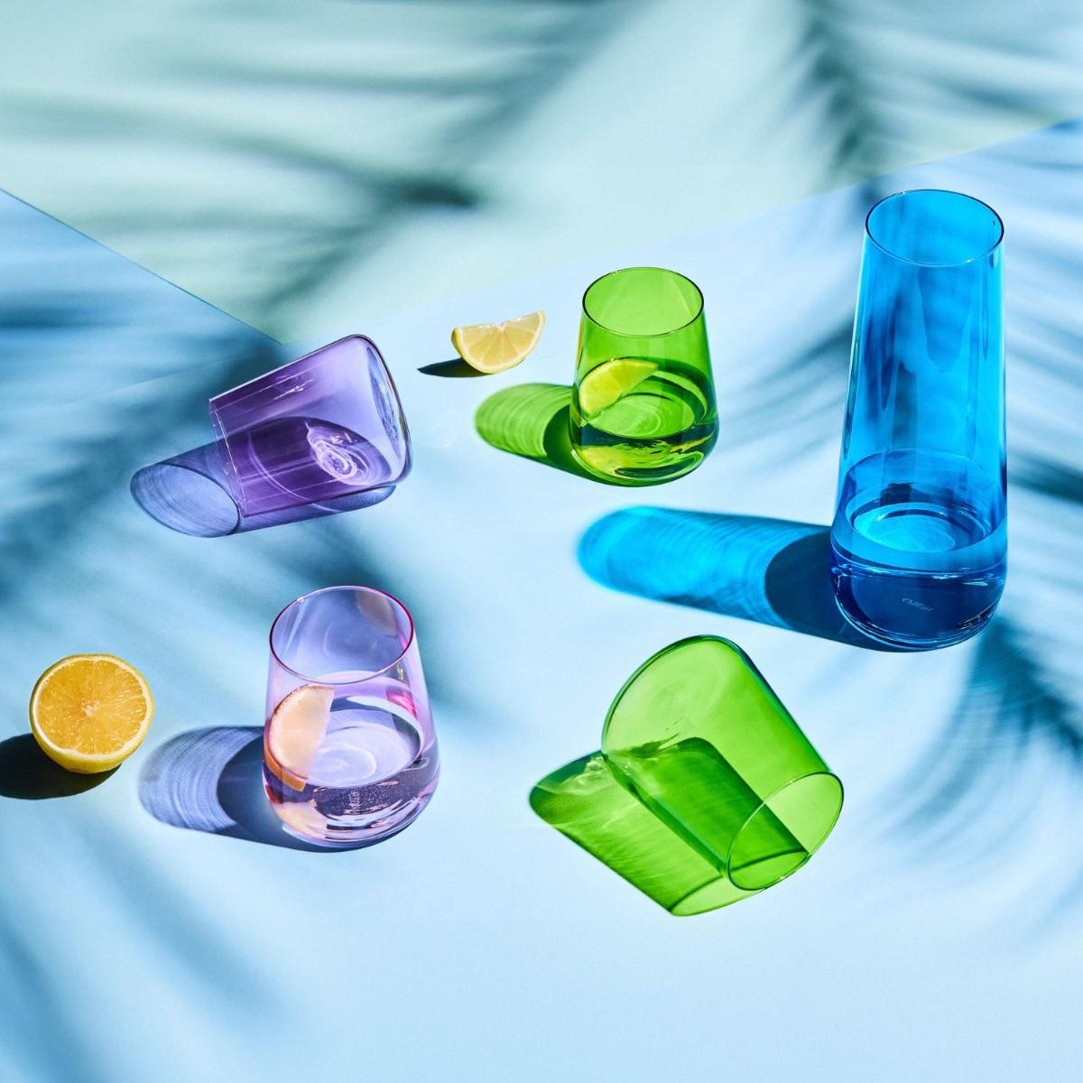 WASSERSET MIT KARAFFE UND 4 GLÄSERN Avant-Garde, 5-teilig, 380 ml - Transparent, Glas (0.38L) - Krosno Glass