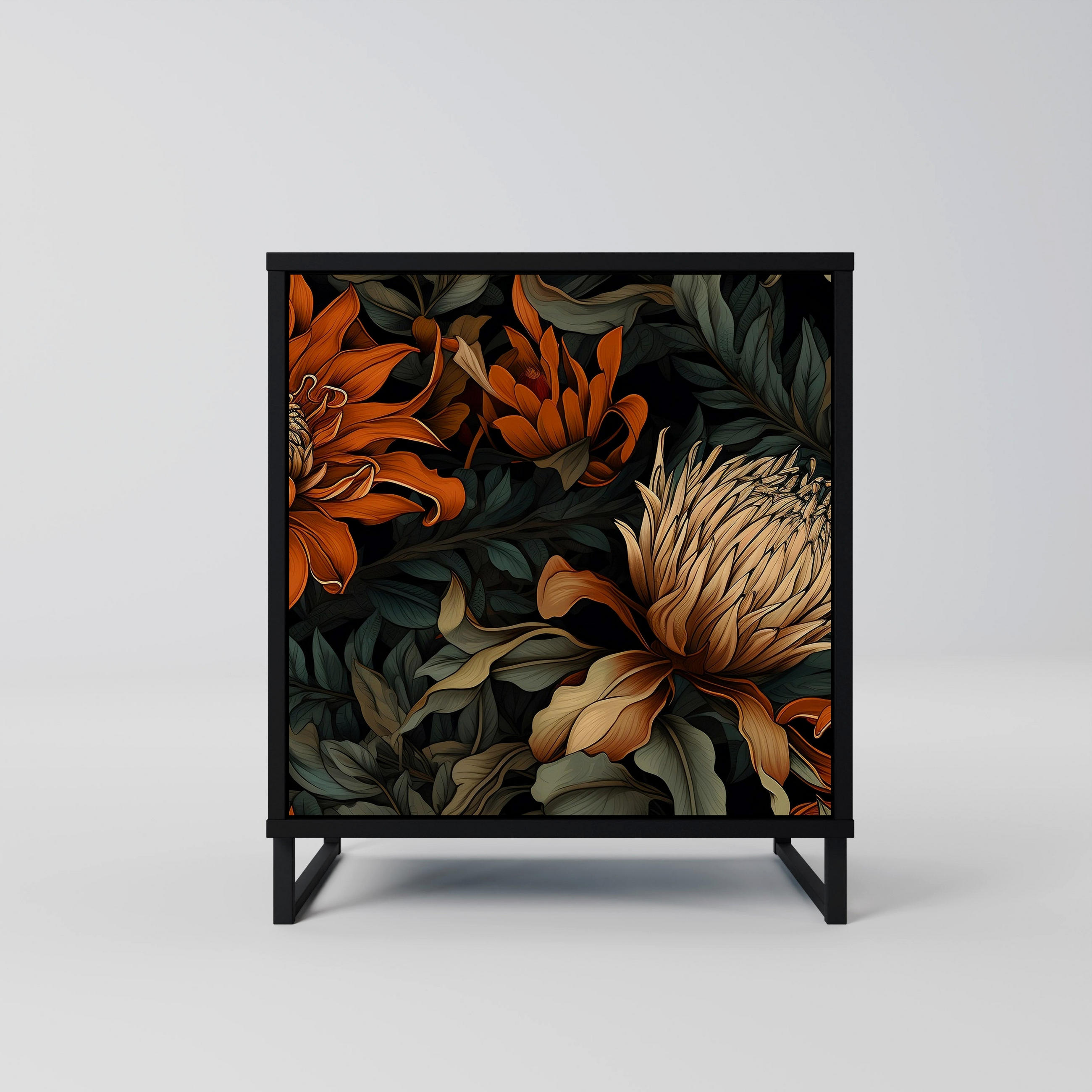 SpaceRebels Sideboard Schwarz 57.5x67.5x42 cm