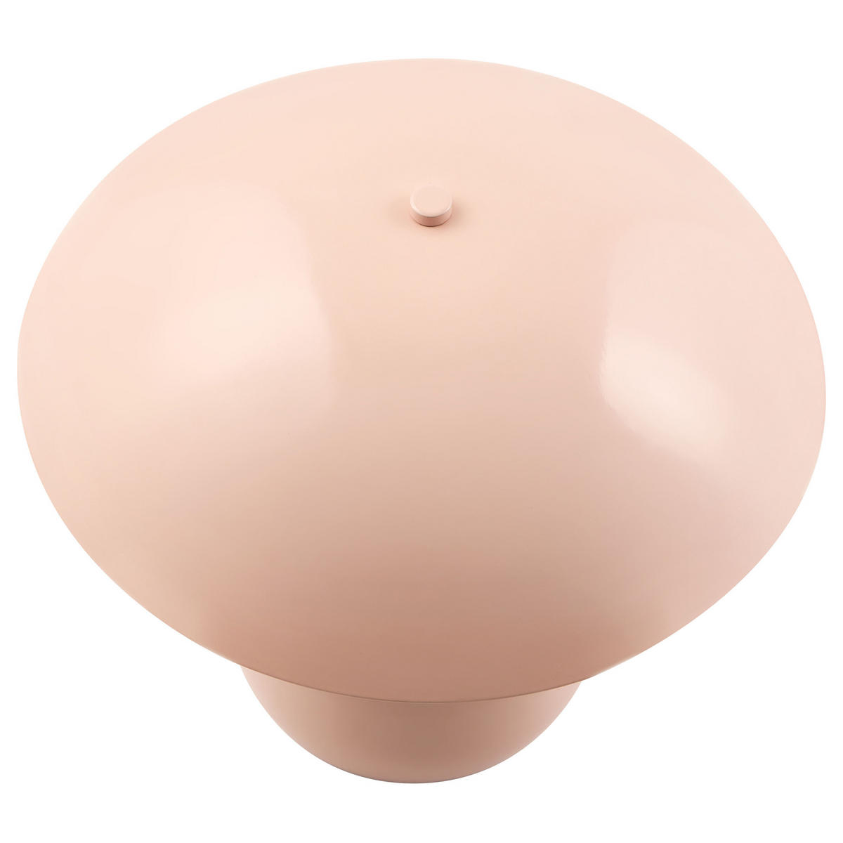 TISCHLAMPE Metall Pastellrosa Sigi - Pink, Metall (30/30/30cm) - Beliani