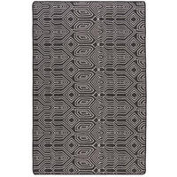IN- UND OUTDOOR TEPPICH BEIDSEITIG NEWPORT MODERN - Schwarz, Textil (80/240cm) - Snapstyle