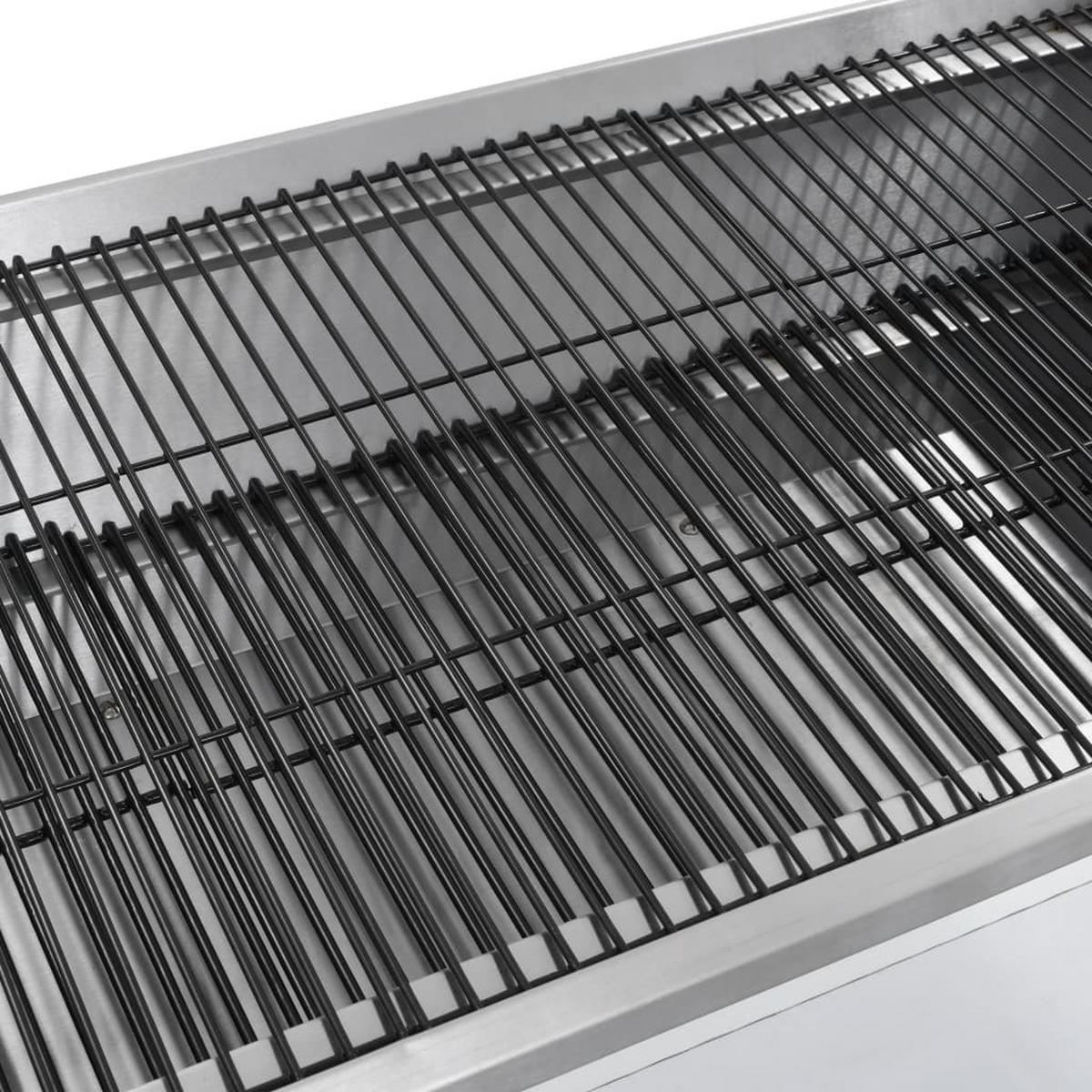 SPANFERKELGRILL Metzgergrill Mit Elektrischem Antrieb - Silberfarben, Metall (55.1/100.5/128.8cm) - vidaXL