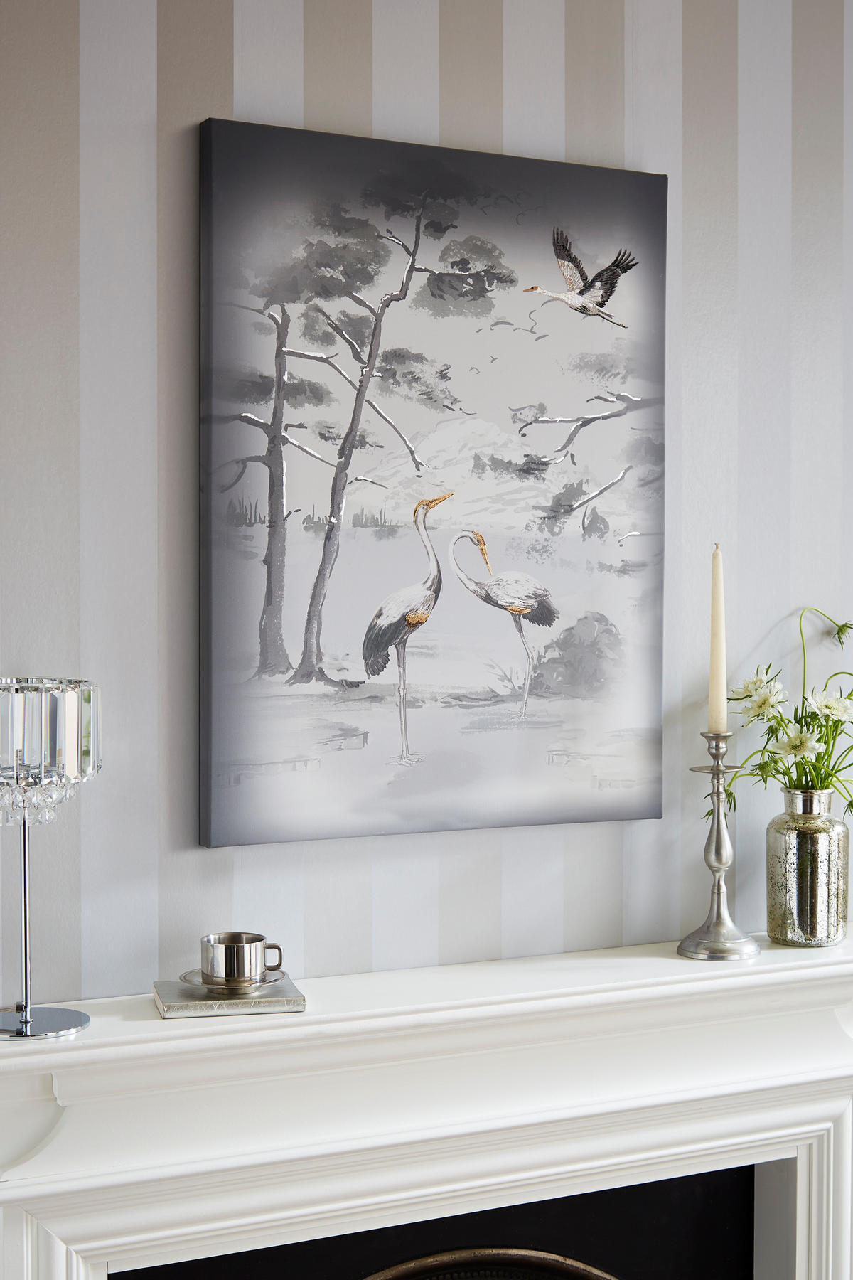 LEINWANDBILD Tierwelt - 80x60cm - Grau, Holzwerkstoff (60/3cm) - Graham & Brown