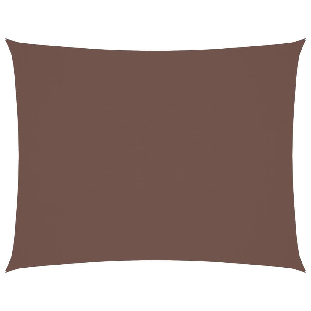 SONNENSEGEL Oxford-Gewebe Rechteckig 4x5 m Braun - Braun, Textil (400/400cm) - furnicato