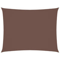 SONNENSEGEL Oxford-Gewebe Rechteckig 4x5 m Braun - Braun, Textil (400/400cm) - furnicato