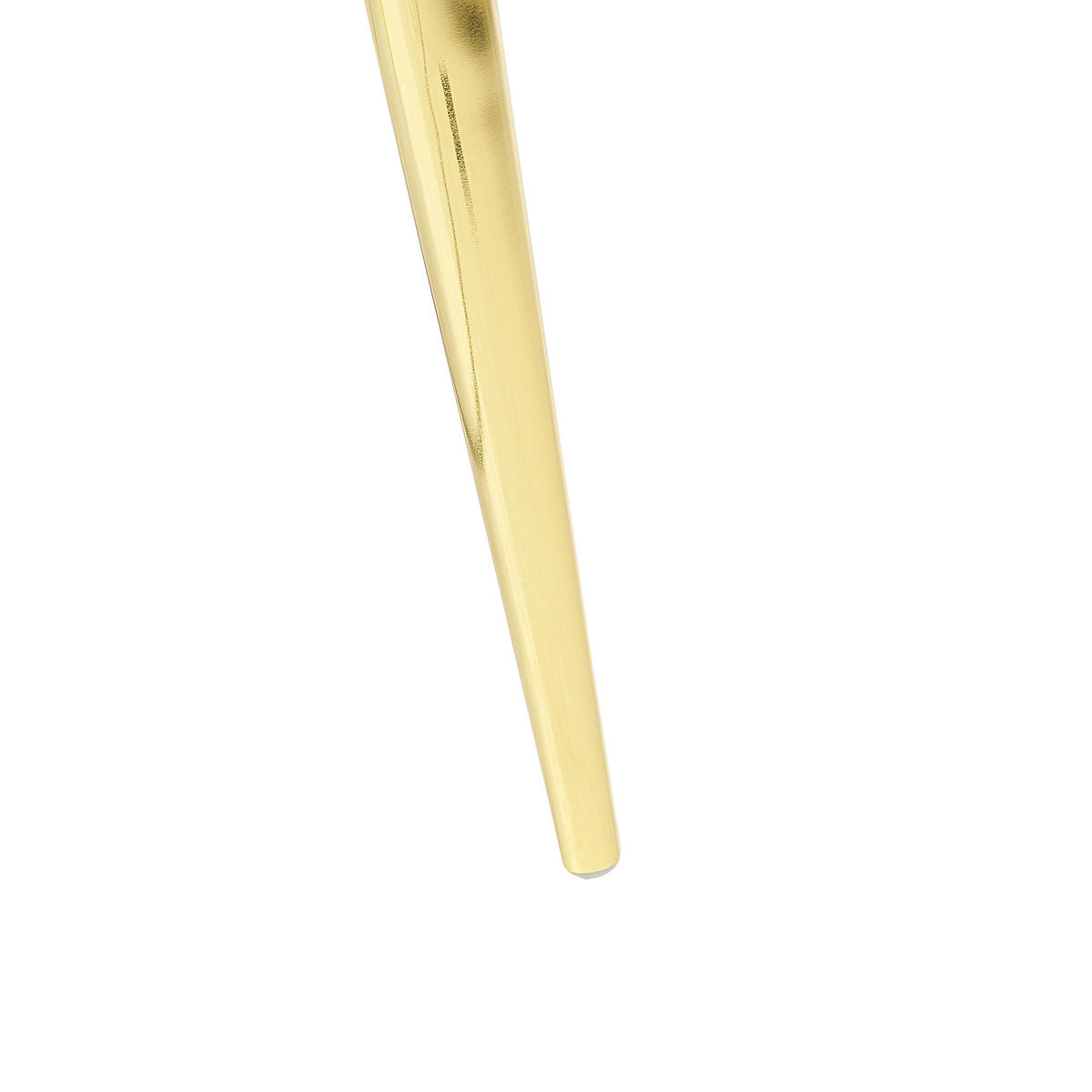 NACHTTISCH Samtstoff marineblau/gold 1 Schublade 38/46/49 cm Flayat - Blau/Goldfarben, Textil (46/49/38cm) - Beliani