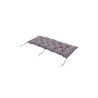 SITZKISSEN für Gartenbänke aus Polyester PP-Baumwolle in Dunkelgrau Leicht und tragbar 120 cm B x 50 cm T - Dunkelgrau, Textil (50/120cm) - Livingandhome