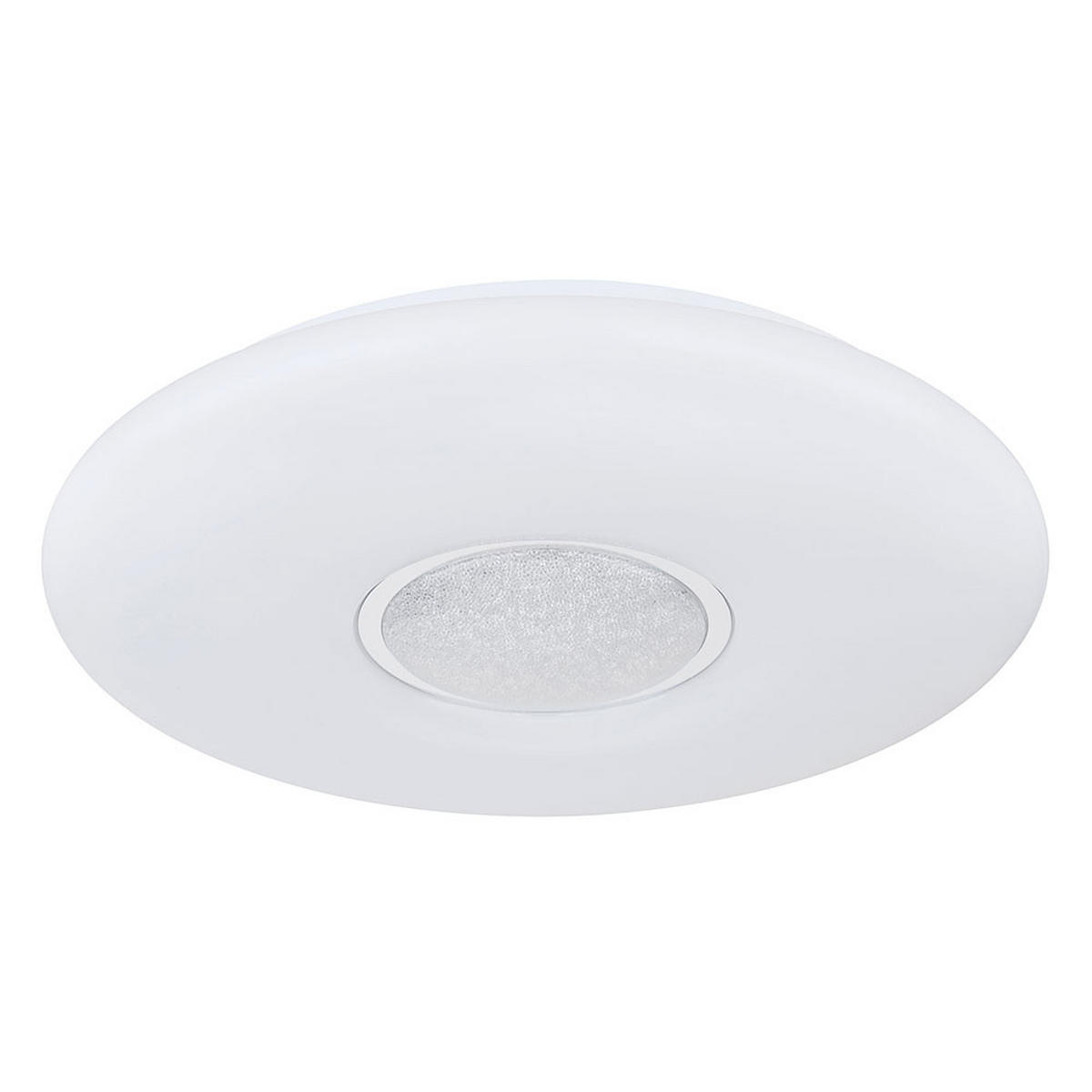 LED DECKENLEUCHTE Metall Weiß Opal - Weiß, Glas (51/51/7.5cm) - Globo Lighting