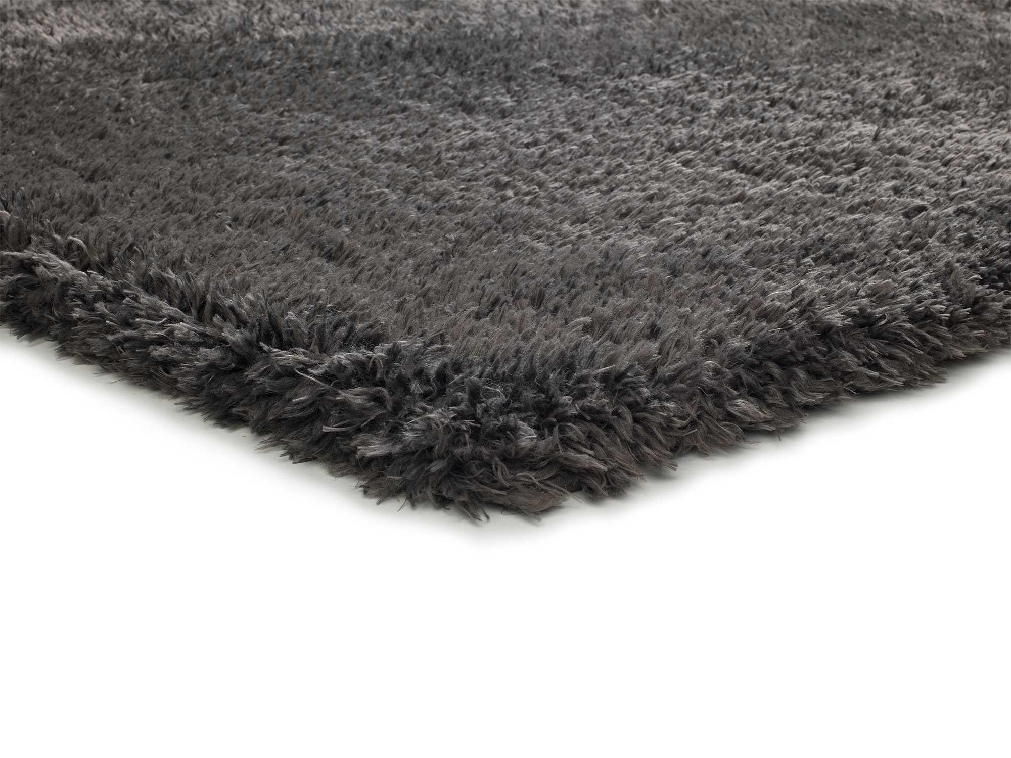HOCHFLORTEPPICH Anthrazit Shaggy Rec Ant 140/200 cm - Anthrazit, Naturmaterialien/Textil (140/200cm) - Atticgo