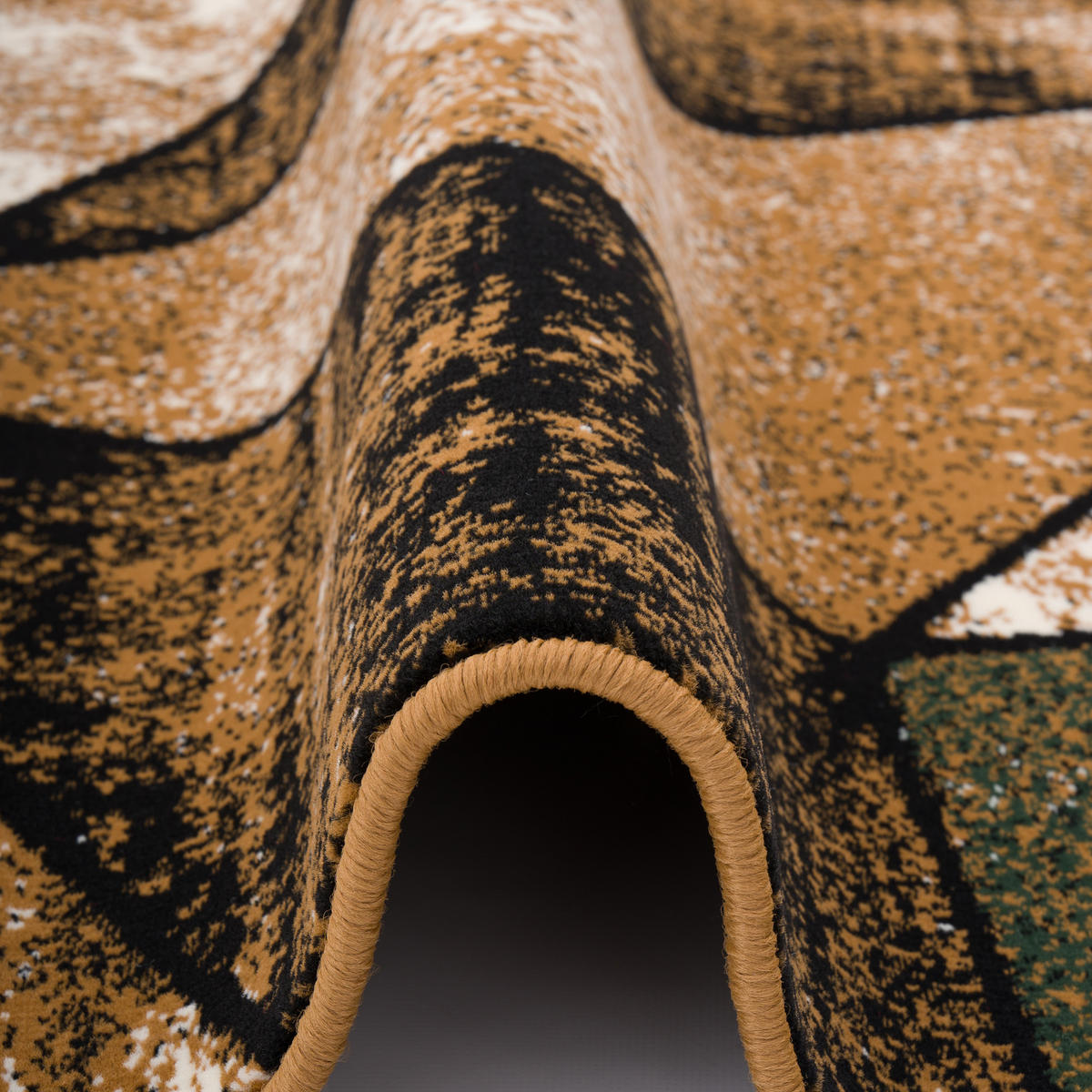 DESIGNER TEPPICH BRILLIANT MAGIC - Grün, Textil (140/200cm) - Pergamon