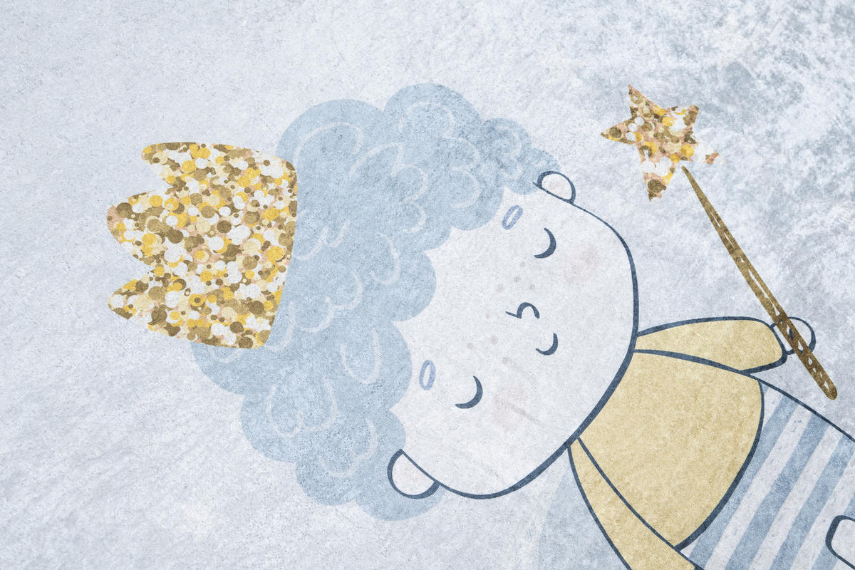 TEPPICH EMMA Grau 140/200 cm - Grau, Kunststoff (140/200cm) - Tapiso