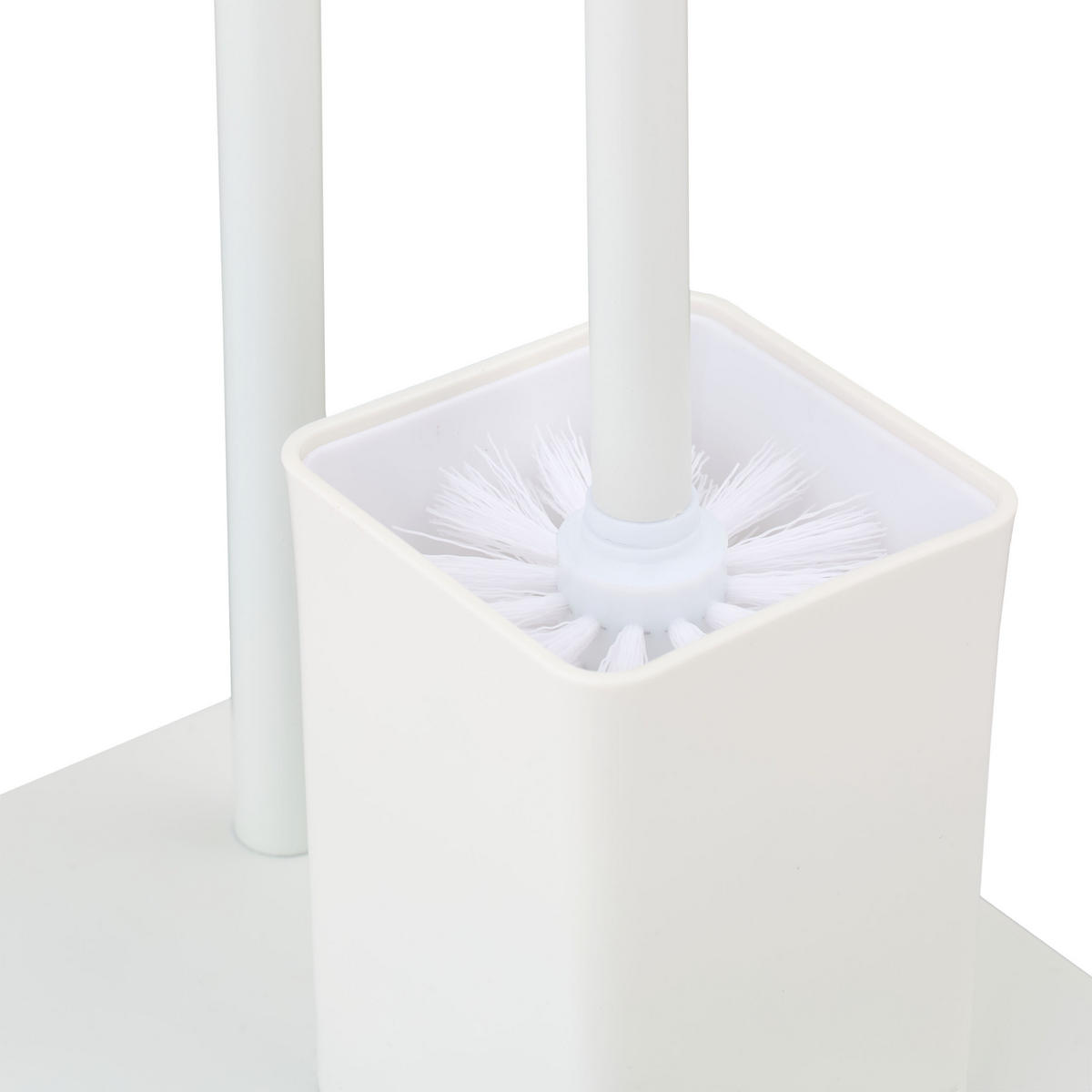 WC-GARNITUR - Weiß, Holz/Kunststoff (23/66.5/18cm) - Relaxdays
