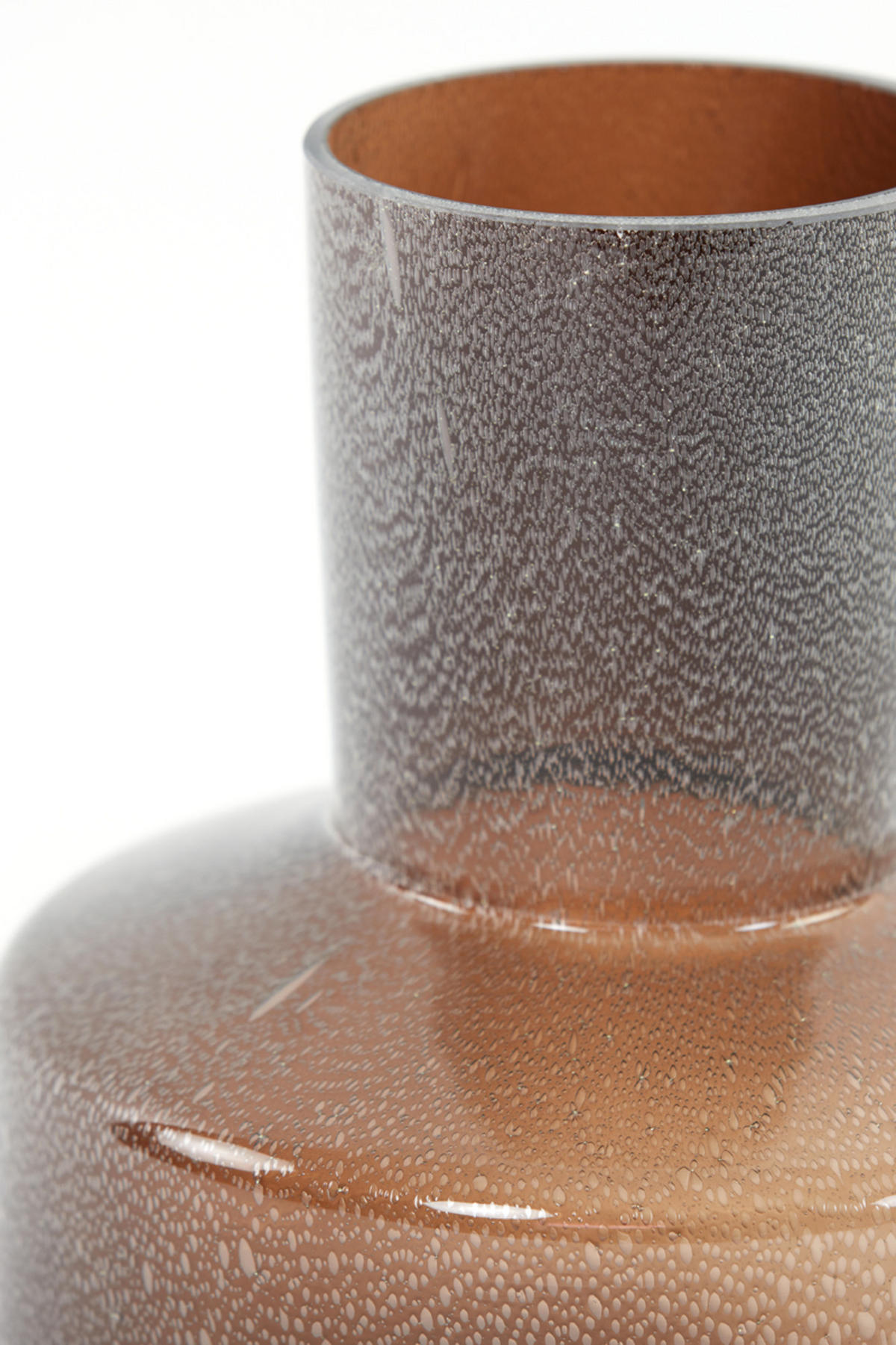 VASE Trasmos Braun Ø23,5/29,5 cm - Braun, Glas (23.5/29.5cm) - Light & Living