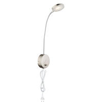 LED WANDLEUCHTE DENIZ Silber Chrom - Silberfarben, Metall (26/48/26cm)