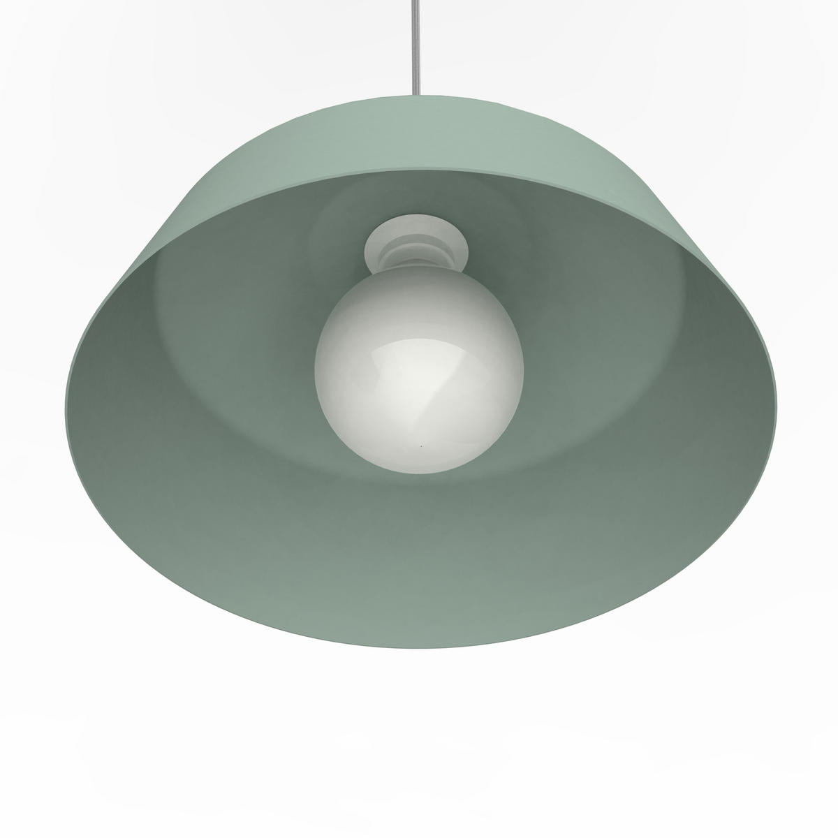 HÄNGELEUCHTE - Grün, Metall (35/35/13cm) - Lumicom