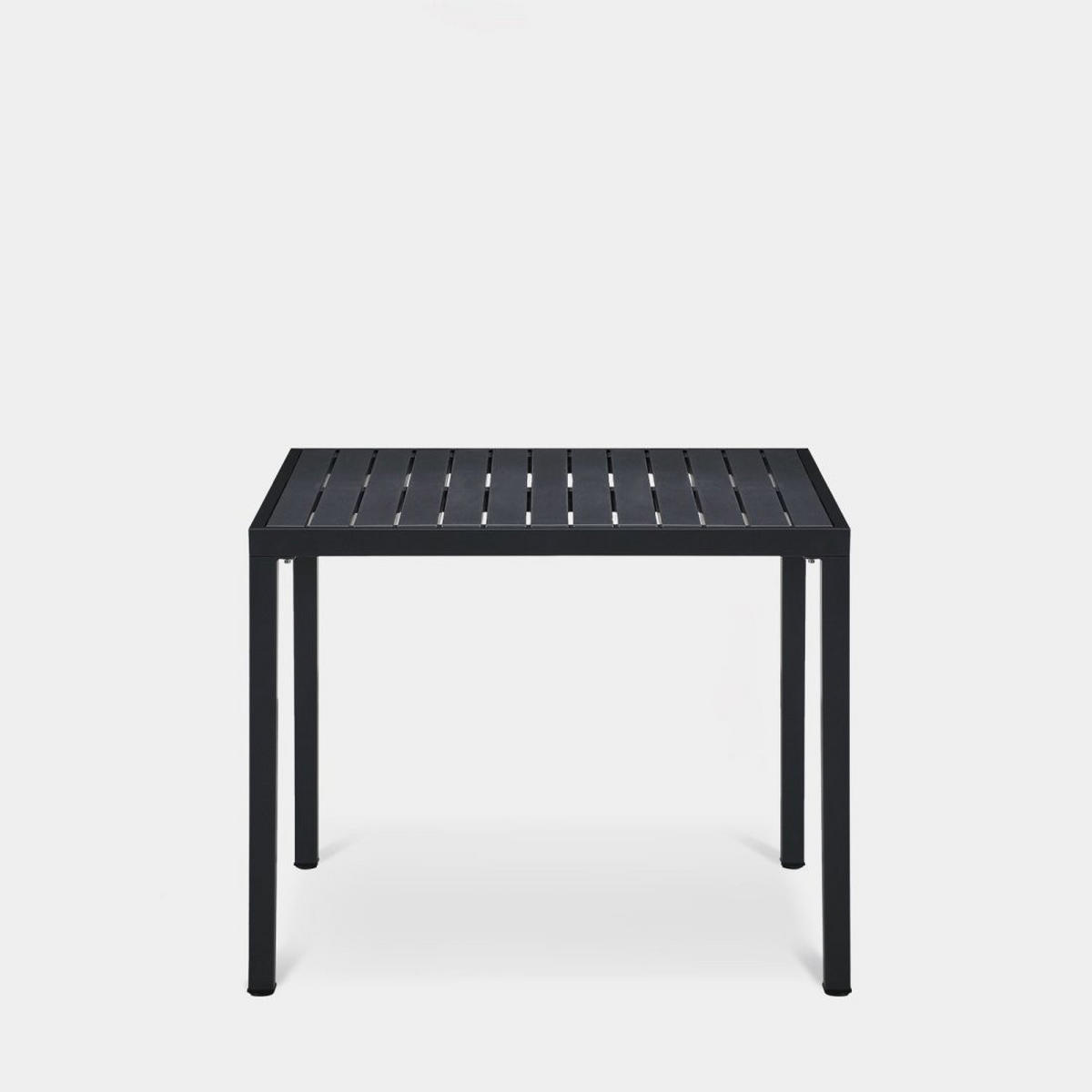 ESSTISCH Jastorf Grau 84 cm x 76 cm - Grau, Kunststoff (84/84/76cm)