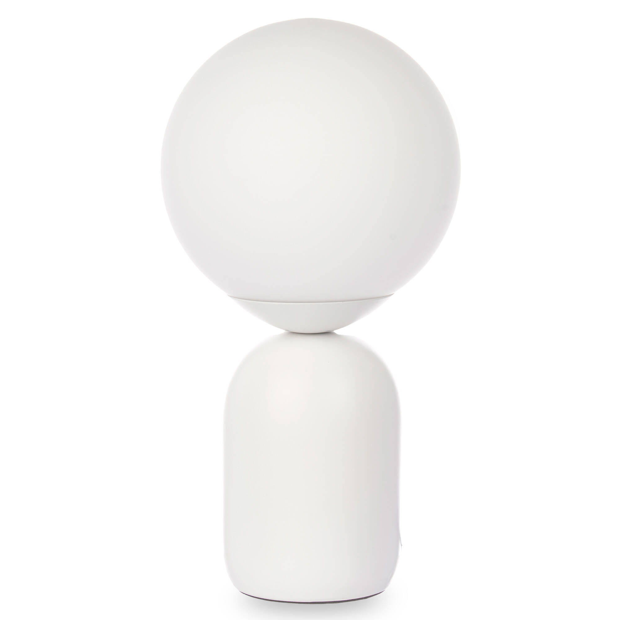 TISCHLAMPE Ball Ø 15 cm - Weiß, Keramik (15/15/28.5cm) - Giftdecor