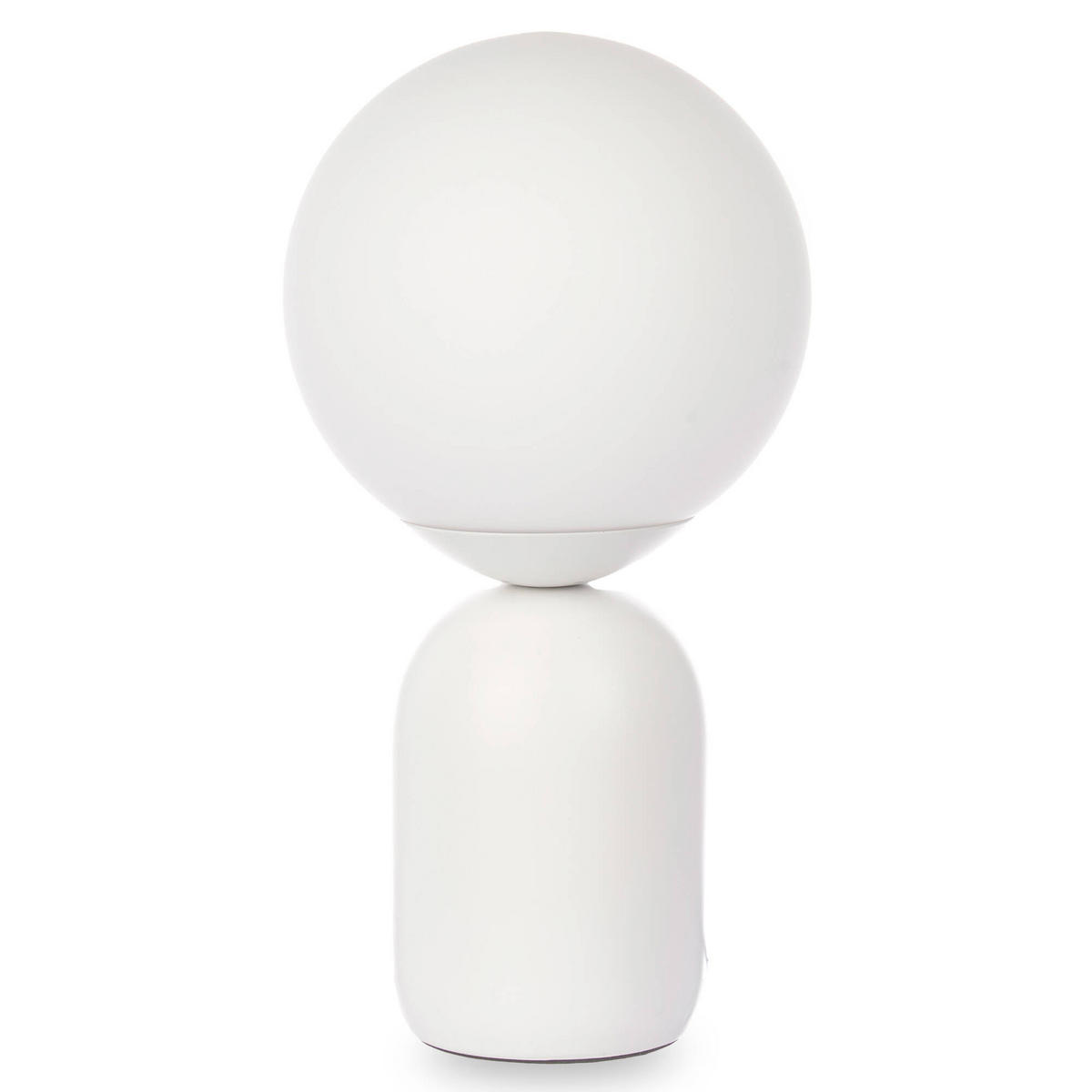 TISCHLAMPE Ball Ø 15 cm - Weiß, Keramik (15/15/28.5cm) - Giftdecor