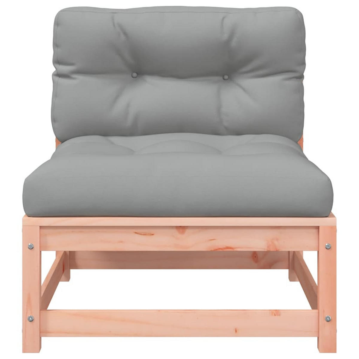 GARTENSOFA ZYVAU 70/67/70 cm （2-SITZER） - Braun, Holz (70/67/70cm) - ZMH