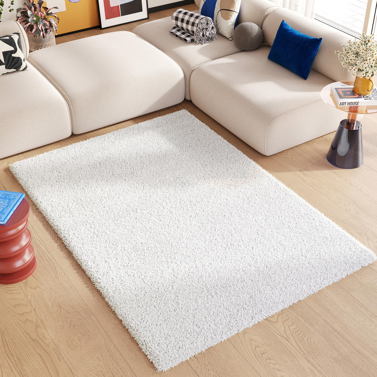 TEPPICH ESSENCE Creme 240/330 cm - Creme, Kunststoff (240/330cm) - Tapiso
