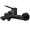 DUSCHARMATUR Schwarz Matt Einhebelmischer 21,2/20,1 cm - Schwarz, Metall (20/12/21cm) - EMKE