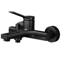 DUSCHARMATUR Schwarz Matt Einhebelmischer 21,2/20,1 cm - Schwarz, Metall (20/12/21cm) - EMKE