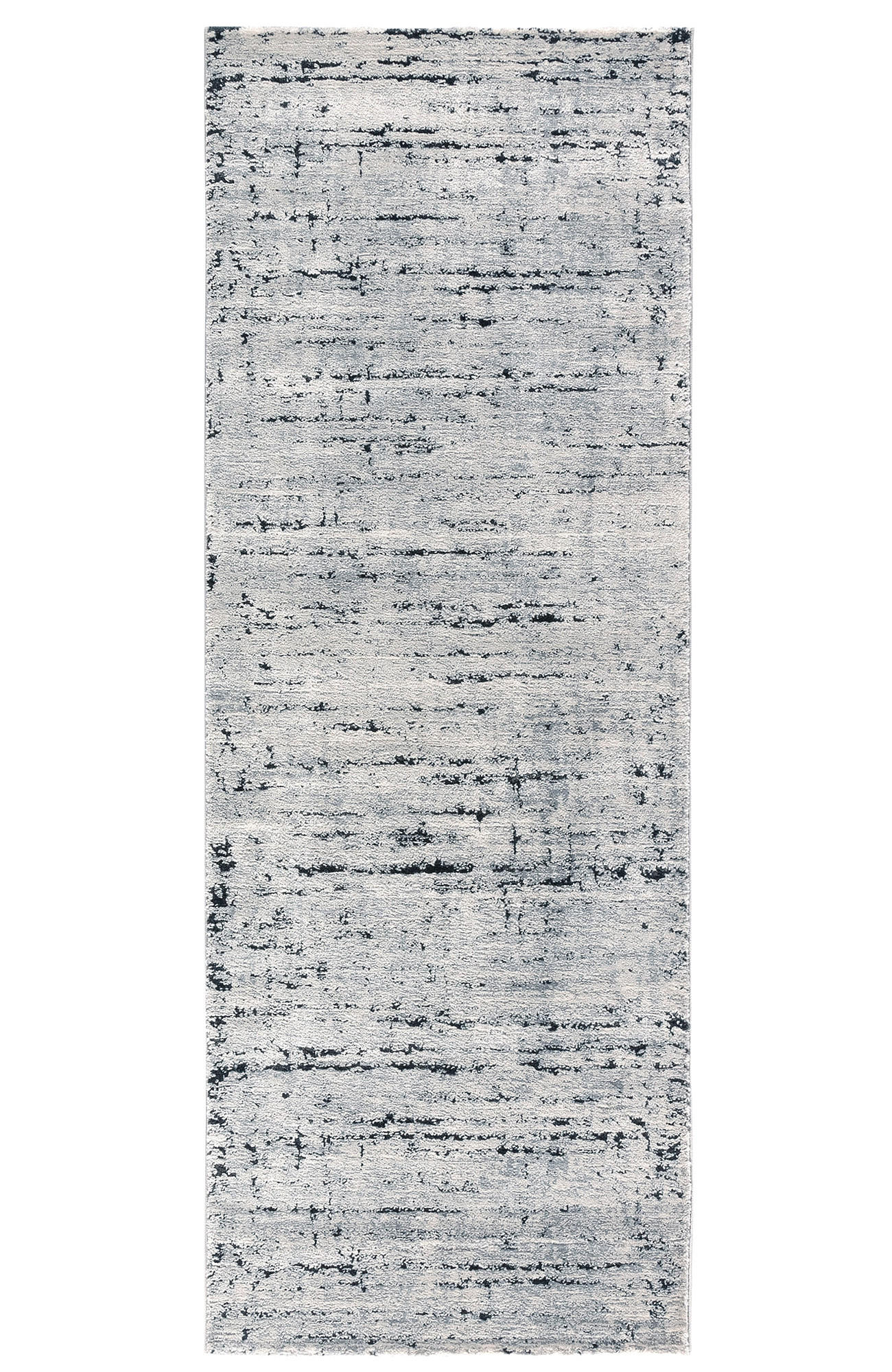 Tesso Living Glanzeffekt-Teppich Dunkelgrau 80x300 cm