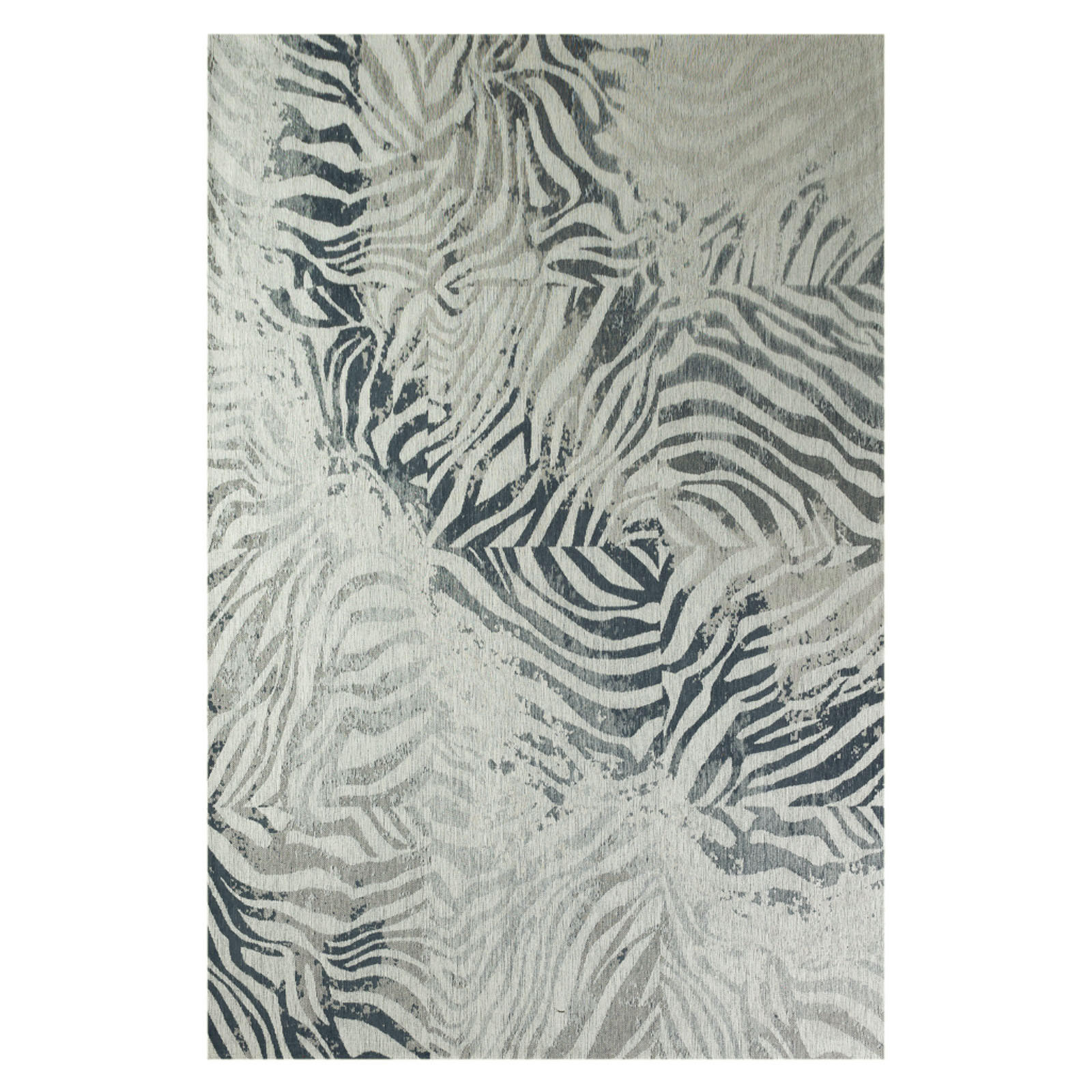 TEPPICH Zebra Kenian Sky 170/240 cm - Blau, Textil (170/240cm) - Lola&Moi
