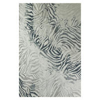 TEPPICH Zebra Kenian Sky 140/200 cm - Blau, Textil (140/200cm) - Lola&Moi
