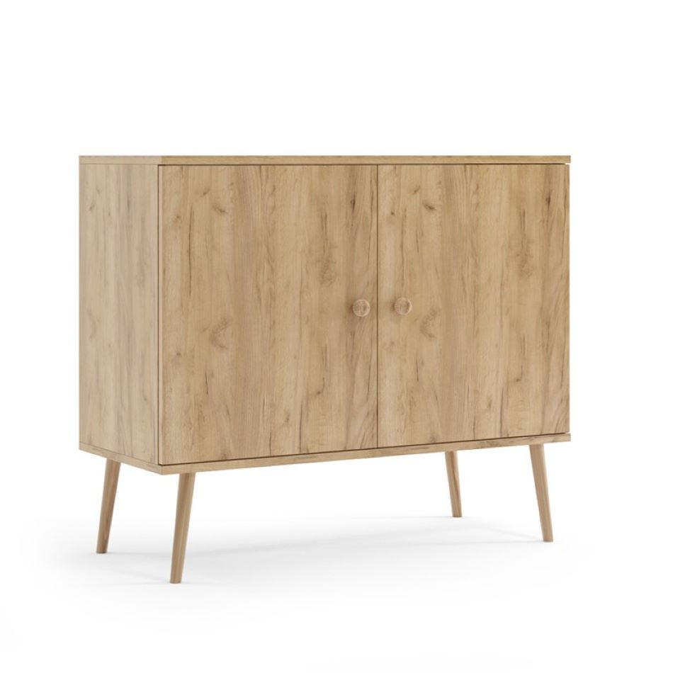Bettso Kommode Braun 100x85x42 cm