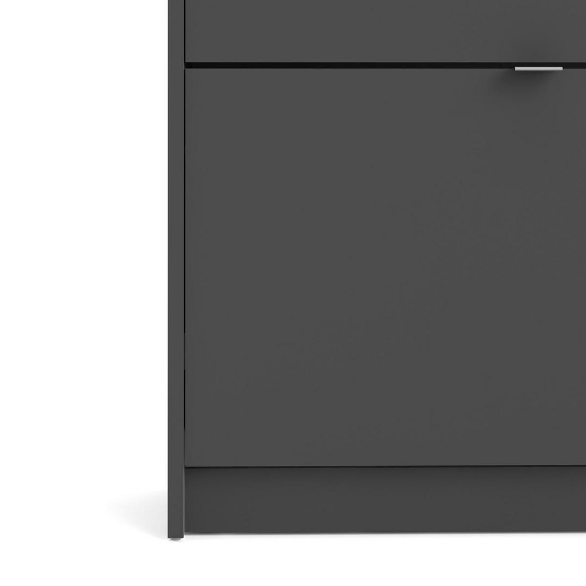 SCHUHSCHRANK, Shane, Grau, Spanplatte foliert, 71 x 25 x 86 cm - Grau, Holzwerkstoff (71/86/25cm) - ebuy24