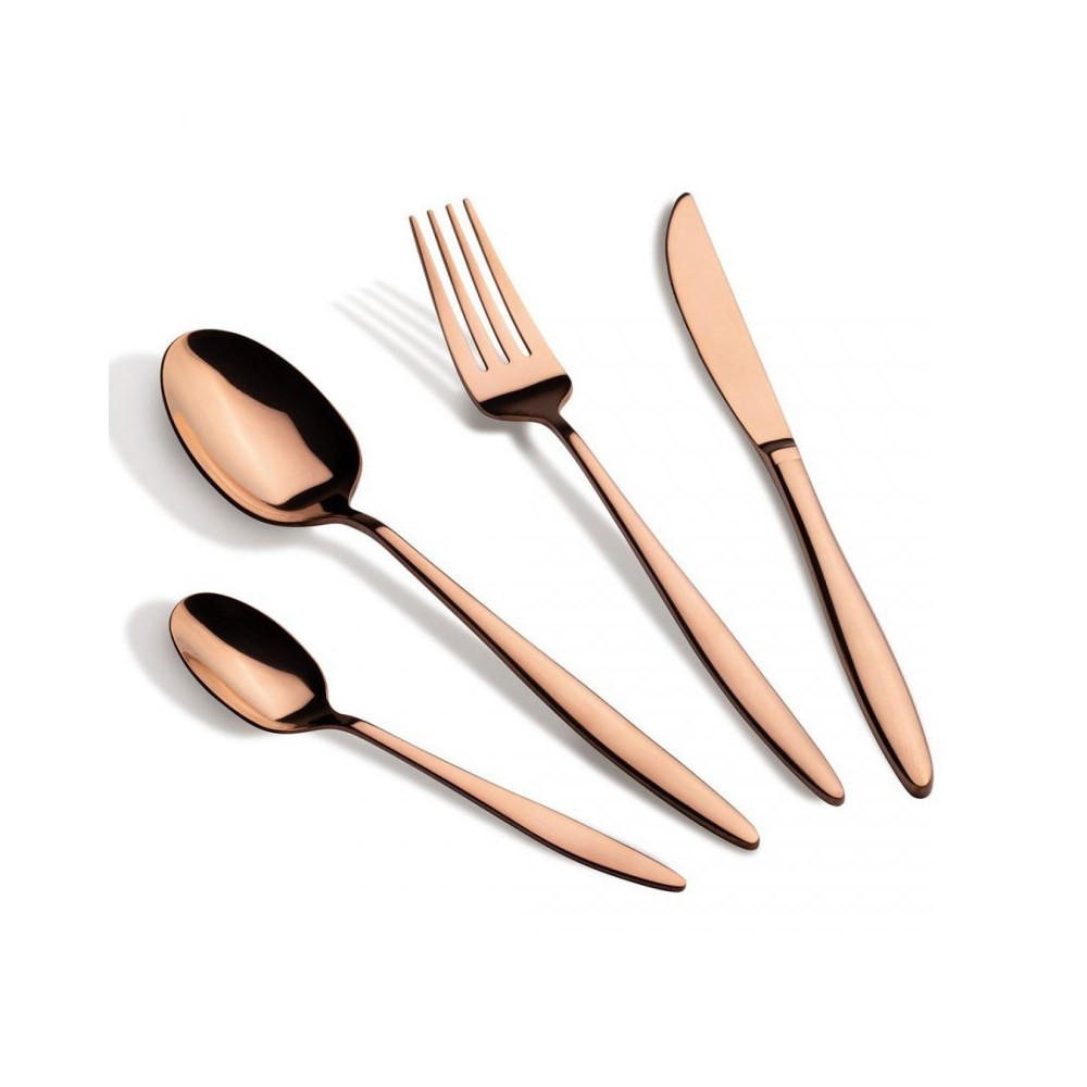 BESTECKSET Gold 30/20/8 cm 56374 - Goldfarben, Metall - Berlinger Haus