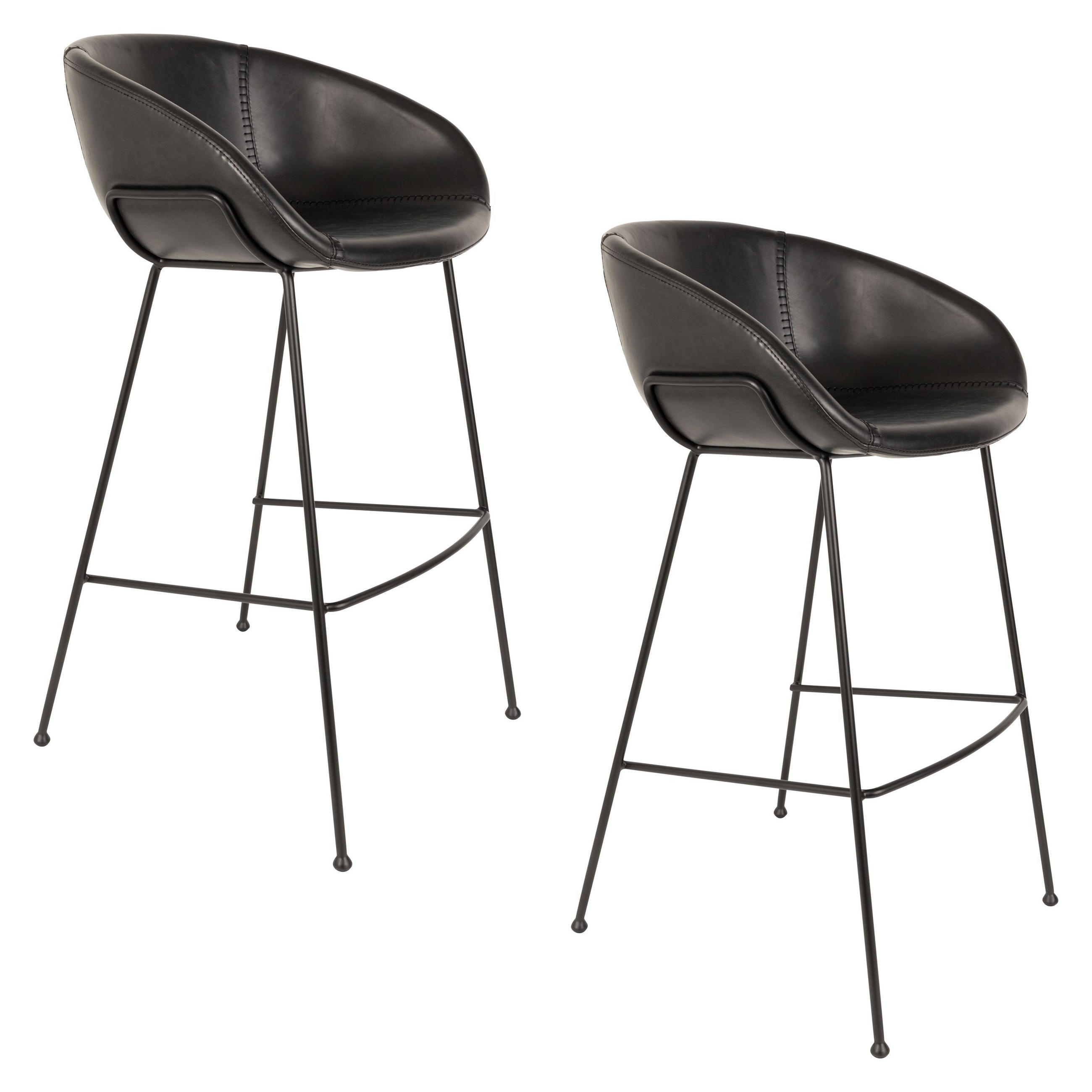 Zuiver Barhocker Schwarz 54.5x98.5x53 cm