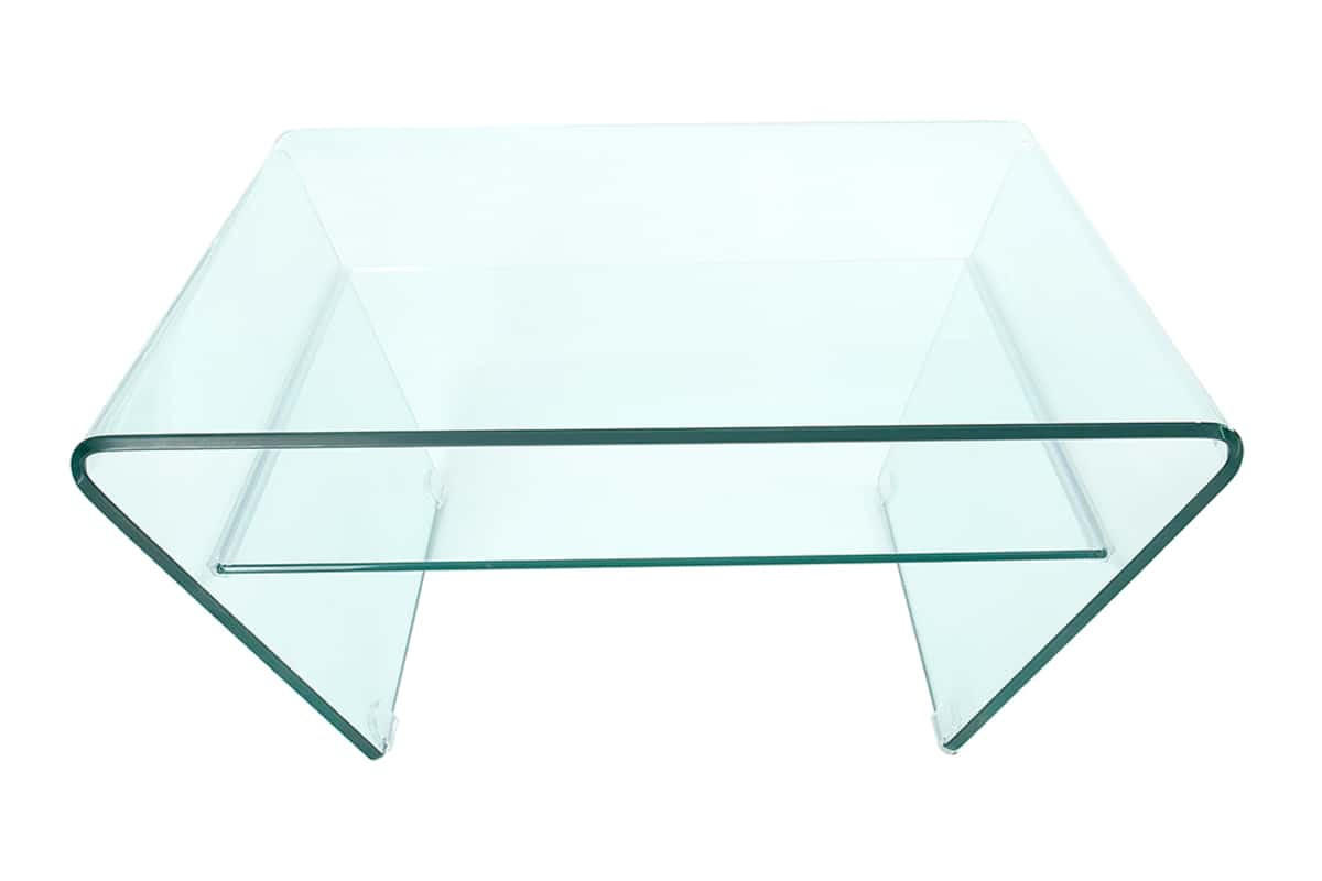 COUCHTISCH FANTOME rechteckig Transparent 70cm - Transparent, Glas (70/70/36cm) - riess-ambiente