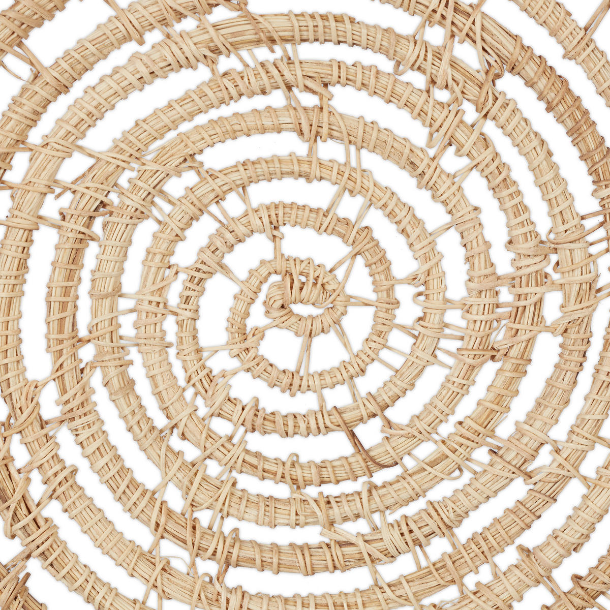 4XTISCHSET - Hellbraun, Textil (35/35/0.5cm) - Relaxdays