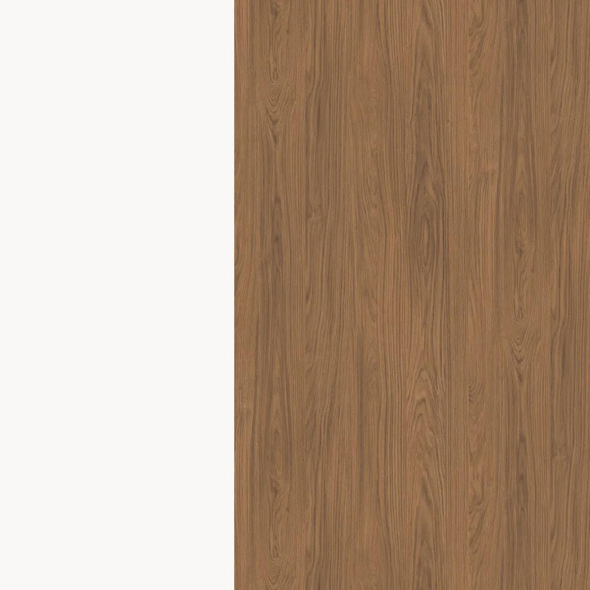 KÜCHENZEILE Casella 15-teilig Weiß / Casella Eiche Natur braun - Dunkelbraun/Weiß, Holzwerkstoff/Metall (360/207/270cm) - Feldmann-Wohnen