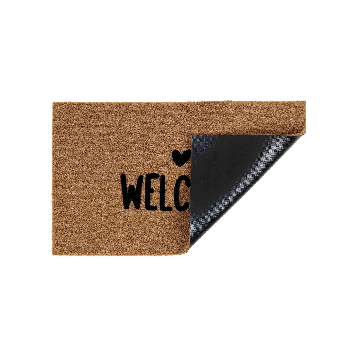 FUSSMATTE AUßEN POWER FLOCK - Sandfarben, Textil (45/75cm) - Astra