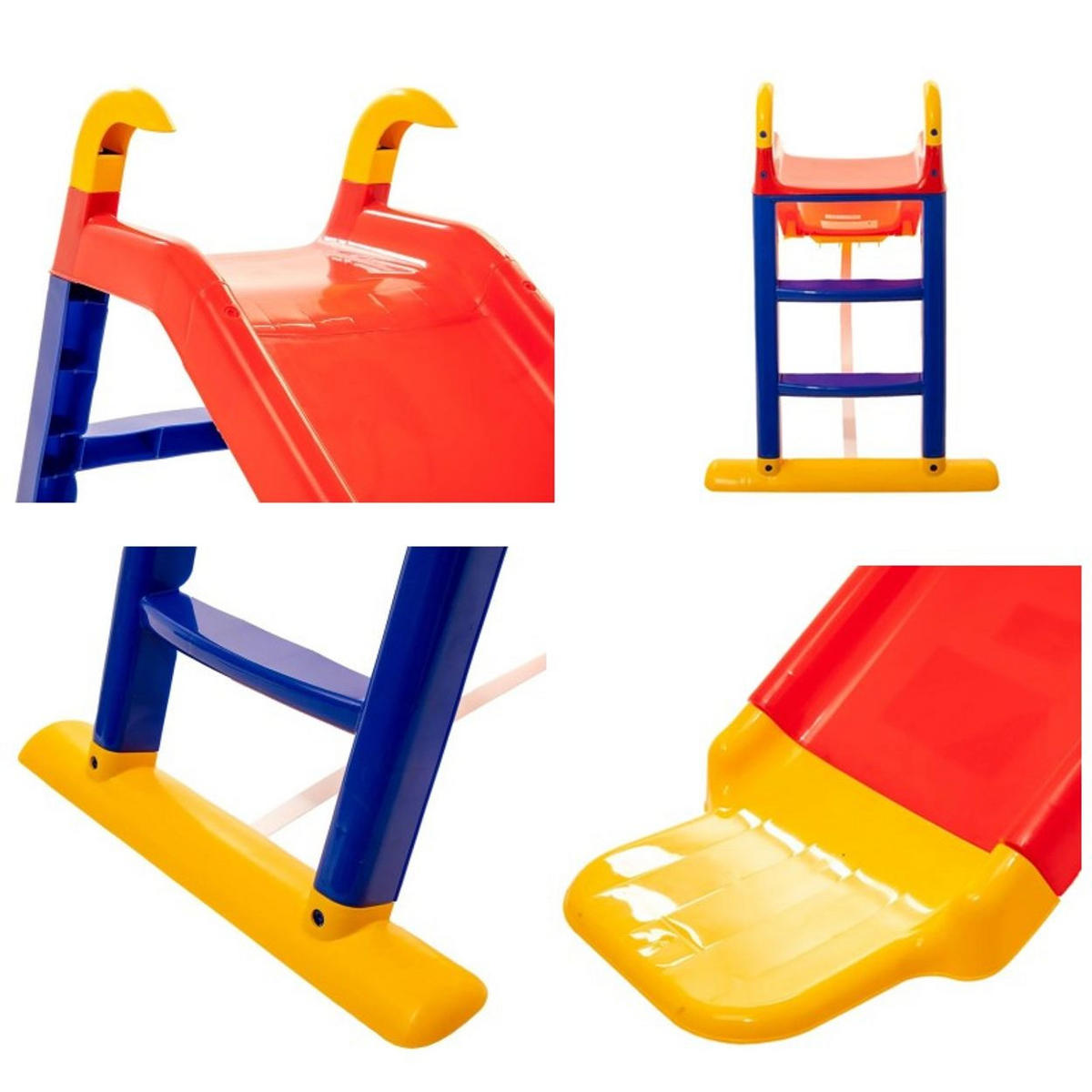 RUTSCHE 141 cm rot Länge 141 cm, Breite 63 cm, Höhe 78,5 cm outdoor indoor - Rot, Kunststoff (63/78/141cm) - Chipolino