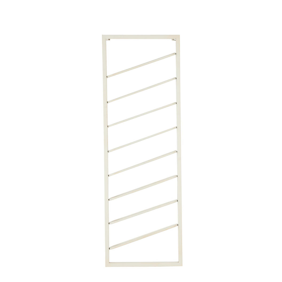 WEINREGAL Amore Weiß 40/7/120 cm - Weiß, Metall (7/120/40cm) - Light & Living