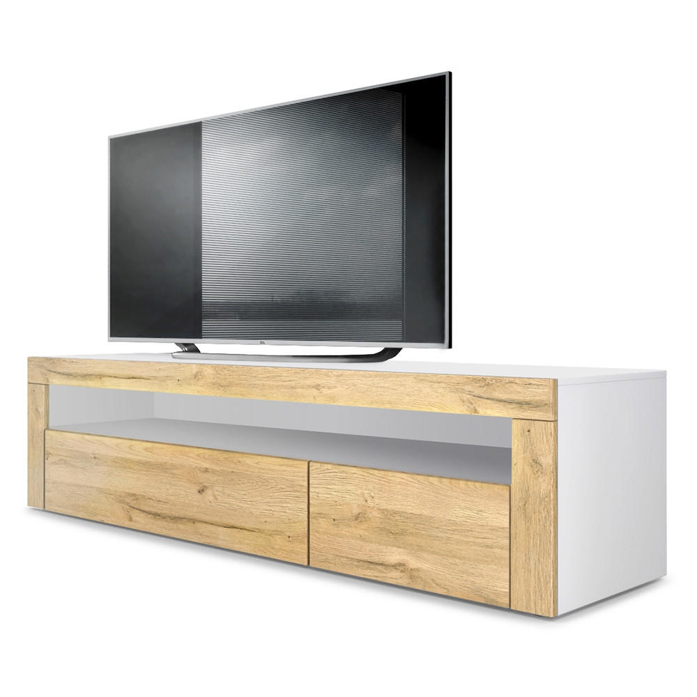 Vladon Lowboard Eiche 155x46x40 cm