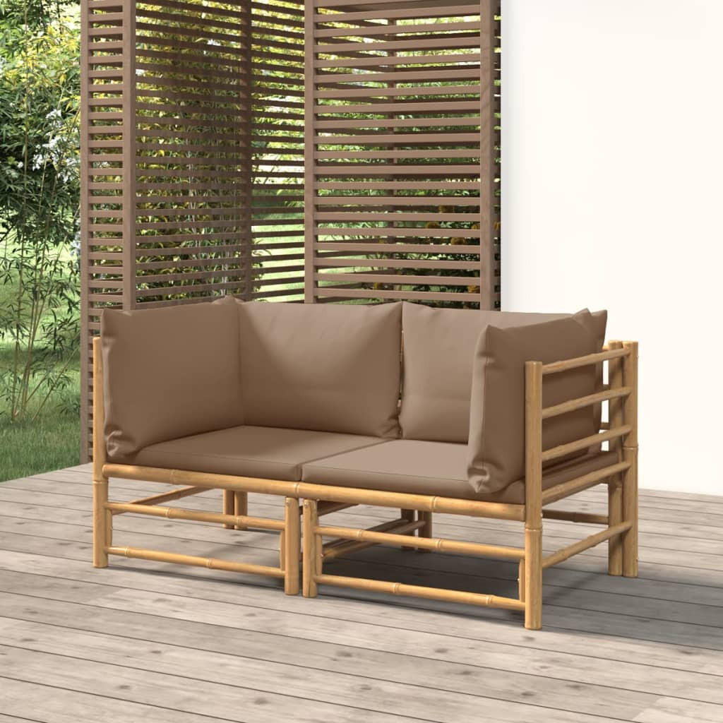 Thumbnail - ZMH Gartensofa, Braun, Holz, 69x65x69 cm, Loungemöbel, Outdoorsofas