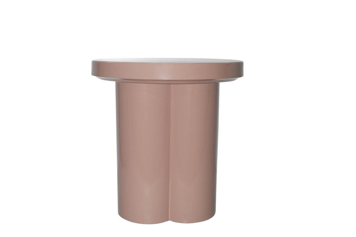 COUCHTISCH Noa Rosa 43/43/45 cm - Pink, Metall (43/43/45cm) - Livingfurn
