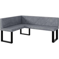ECKBANK ERIC_U - Grau, Textil (128/168cm) - Meblini